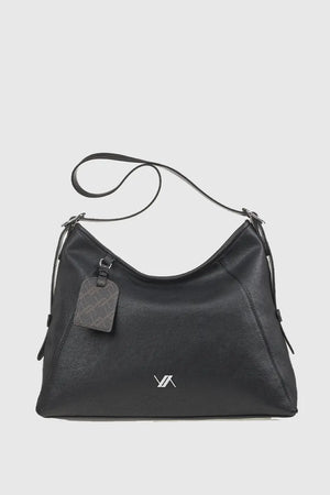 VERDE FASHION | Borsa a spalla mezzaluna in ecopelle