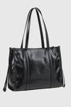 VERDE FASHION | Borsa a spalla in ecopelle verniciata