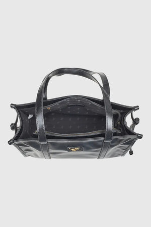 VERDE FASHION | Borsa a spalla in ecopelle verniciata