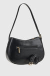 VERDE FASHION | Borsa a spalla in ecopelle verniciata