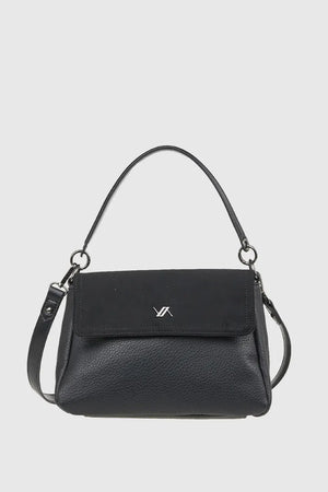 VERDE FASHION | Borsa a tracolla in ecopelle e camoscio