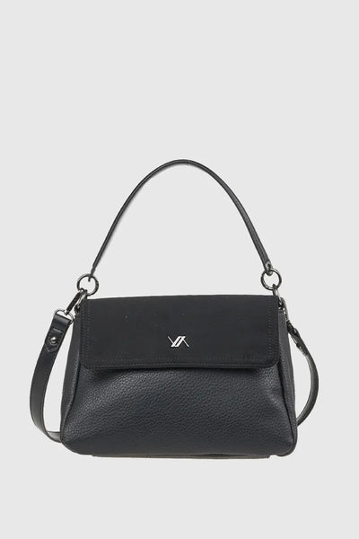 VERDE FASHION | Borsa a tracolla in ecopelle e camoscio
