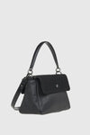 VERDE FASHION | Borsa a tracolla in ecopelle e camoscio