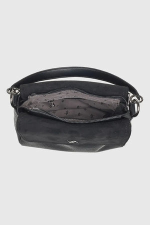 VERDE FASHION | Borsa a tracolla in ecopelle e camoscio