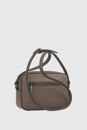 VERDE FASHION | Borsa a tracolla dettaglio camoscio