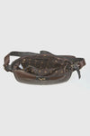 VERDE FASHION | Borsa a tracolla mezzaluna in ecopelle