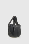 VERDE FASHION | Borsa a tracolla mezzaluna in ecopelle