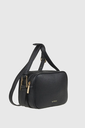 VERDE FASHION | Camera bag in ecopelle goffrata