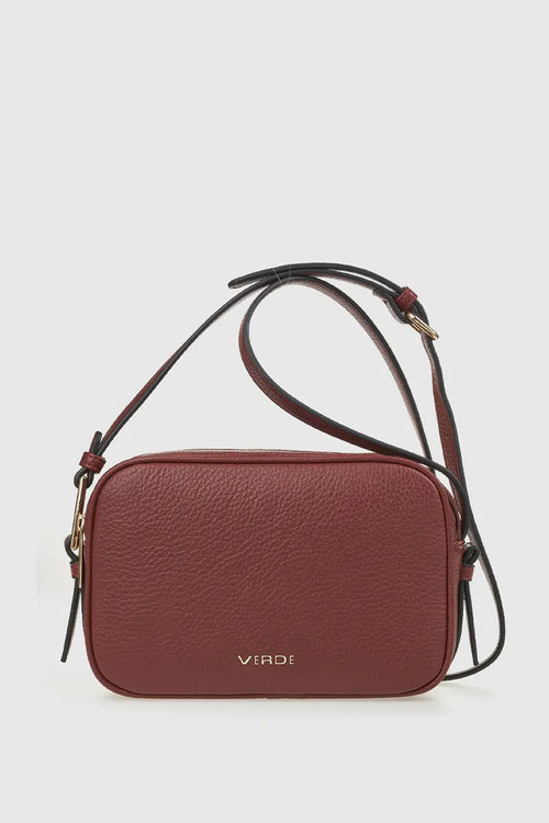 VERDE FASHION | Camera bag in ecopelle goffrata