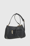 VERDE FASHION | Borsa a tracolla con trama rilievo