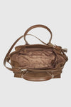 VERDE FASHION | Borsa tote in ecopelle e camoscio