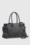 VERDE FASHION | Borsa tote in ecopelle e camoscio