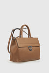 VERDE FASHION | Borsa tote dettaglio metallo