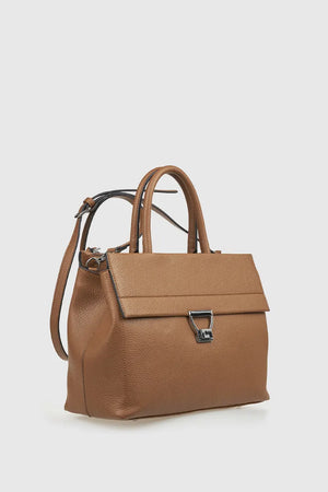 VERDE FASHION | Borsa tote dettaglio metallo