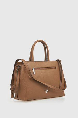 VERDE FASHION | Borsa tote dettaglio metallo