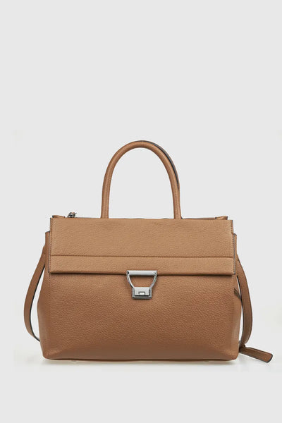 VERDE FASHION | Borsa tote dettaglio metallo