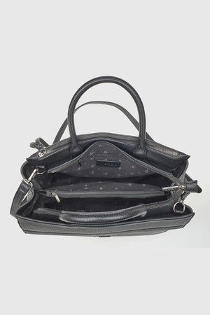VERDE FASHION | Borsa tote dettaglio metallo