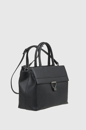 VERDE FASHION | Borsa tote dettaglio metallo
