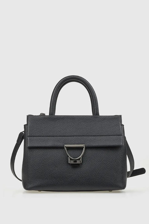 VERDE FASHION | Borsa mini tote dettaglio metallo