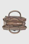 VERDE FASHION | Borsa mini tote dettaglio metallo