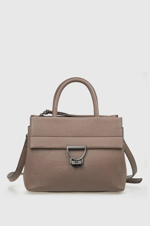 VERDE FASHION | Borsa mini tote dettaglio metallo