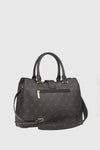 VERDE FASHION | Borsa in ecopelle con stampa logo