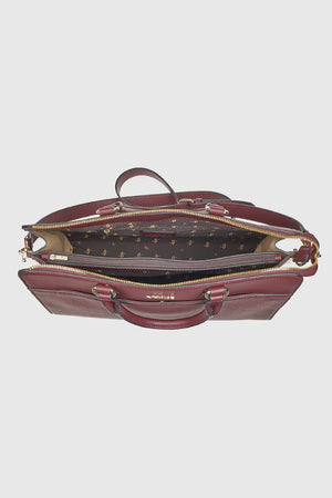 VERDE FASHION | Borsa tote in ecopelle goffrata