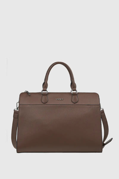 VERDE FASHION | Borsa tote in ecopelle goffrata