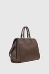 VERDE FASHION | Borsa tote in ecopelle goffrata