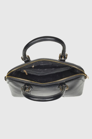 VERDE FASHION | Borsa a mano in ecopelle verniciata
