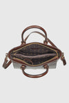 VERDE FASHION | Borsa a spalla in ecopelle verniciata