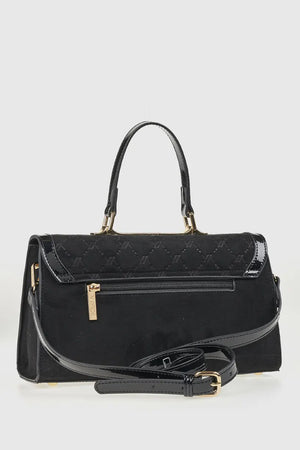 VERDE FASHION | Borsa in ecopelle scamosciata