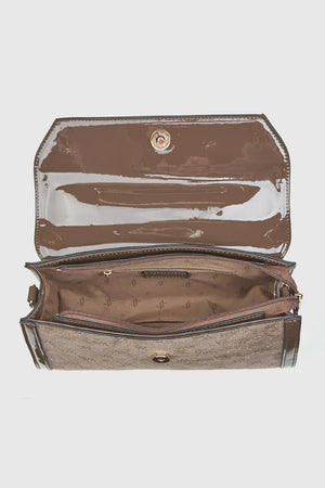 VERDE FASHION | Borsa in ecopelle scamosciata