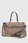 VERDE FASHION | Borsa in ecopelle scamosciata