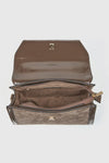 VERDE FASHION | Borsa a tracolla in ecopelle scamosciata