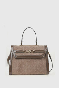 VERDE FASHION | Borsa a tracolla in ecopelle scamosciata