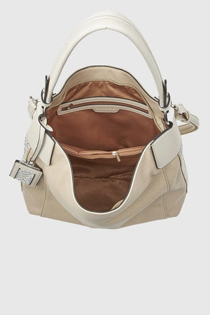 VERDE FASHION | Borsa morbida a spalla dettagli boho