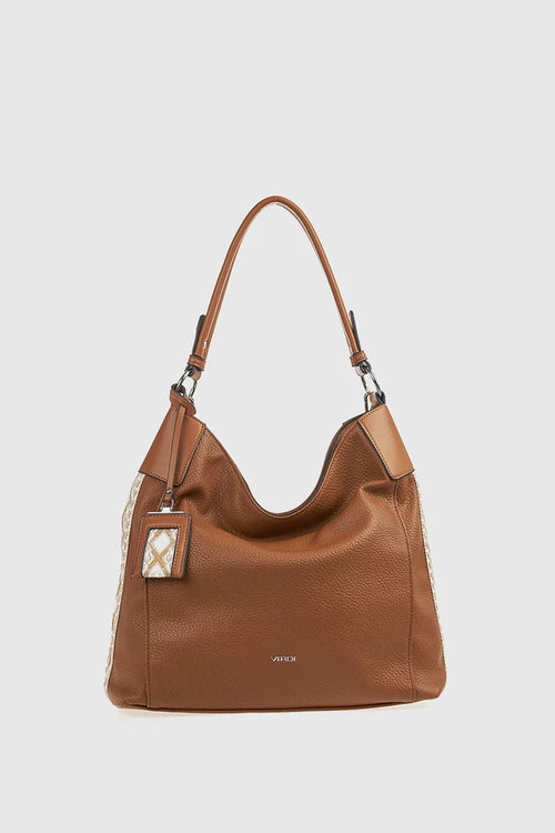 VERDE FASHION | Borsa morbida a spalla dettagli boho