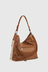 VERDE FASHION | Borsa morbida a spalla dettagli boho