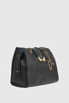 VERDE FASHION | Borsa a spalla con borchie