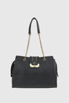VERDE FASHION | Borsa a spalla con borchie