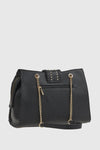 VERDE FASHION | Borsa a spalla con borchie