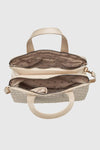VERDE FASHION | Borsa doppia zip intrecciata