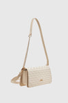 VERDE FASHION | Pochette intrecciata con patta