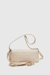 VERDE FASHION | Pochette intrecciata con patta