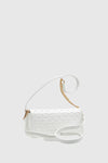 VERDE FASHION | Pochette intrecciata con patta