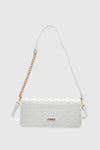 VERDE FASHION | Pochette intrecciata con patta
