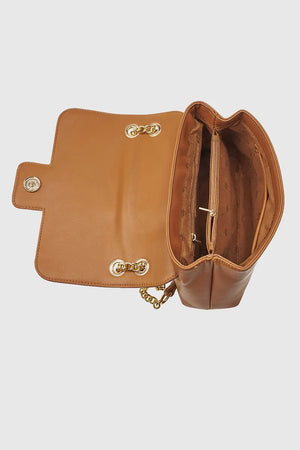 VERDE FASHION | Borsa in ecopelle con patta