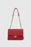 VERDE FASHION | Borsa in ecopelle con patta
