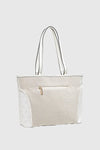VERDE FASHION | Shopper in tessuto trama logo